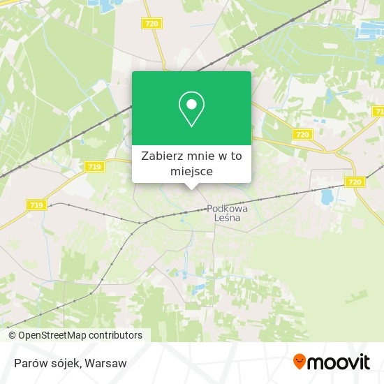 Mapa Parów sójek