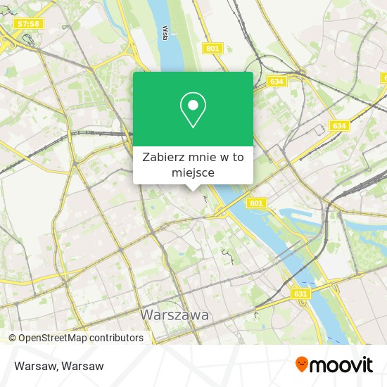 Mapa Warsaw