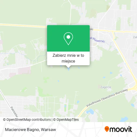 Mapa Macierowe Bagno