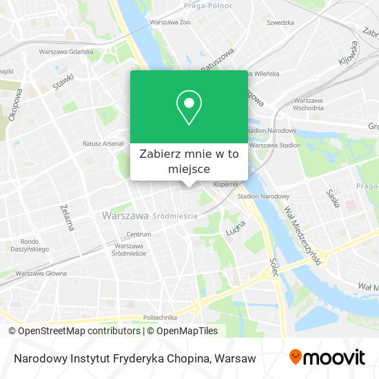 Mapa Narodowy Instytut Fryderyka Chopina