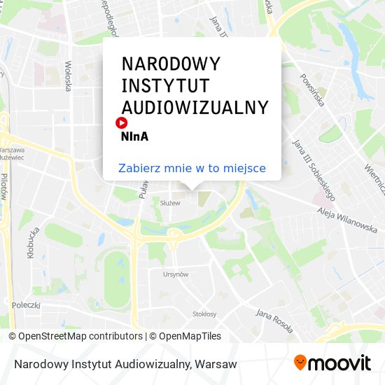 Mapa Narodowy Instytut Audiowizualny