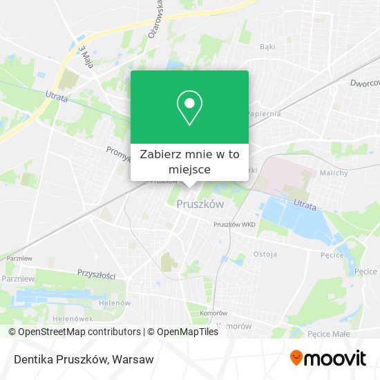 Mapa Dentika Pruszków