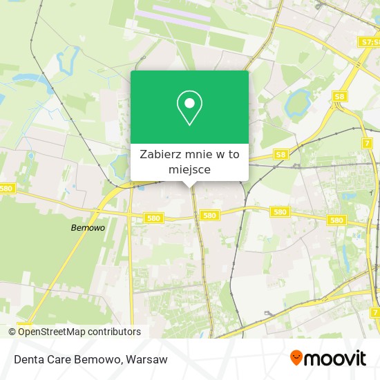 Mapa Denta Care Bemowo