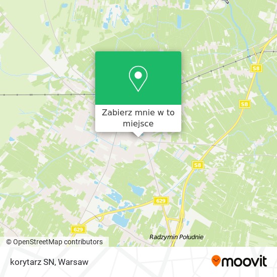 Mapa korytarz SN