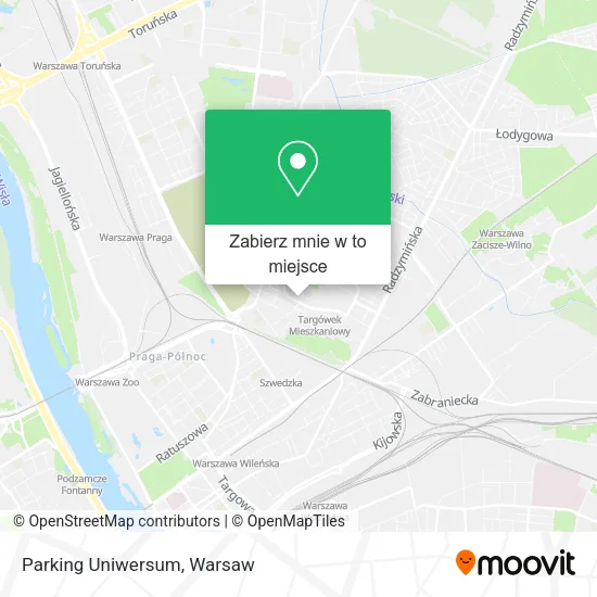 Mapa Parking Uniwersum