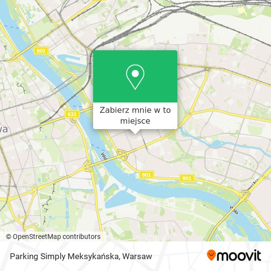 Mapa Parking Simply Meksykańska