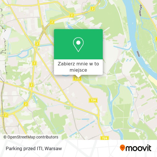 Mapa Parking przed ITI