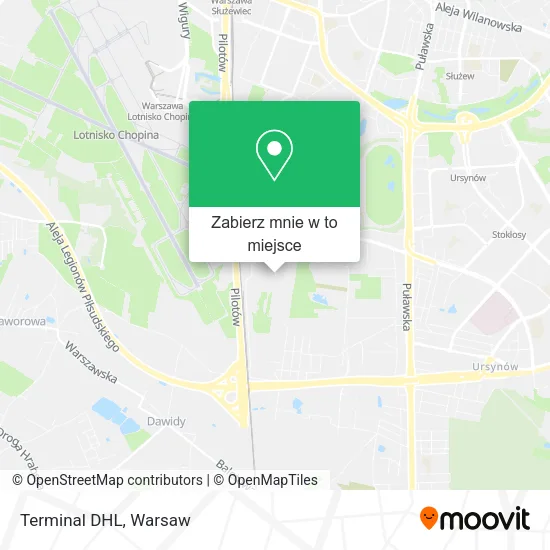 Mapa Terminal DHL