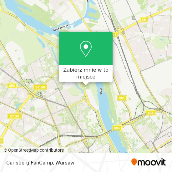 Mapa Carlsberg FanCamp