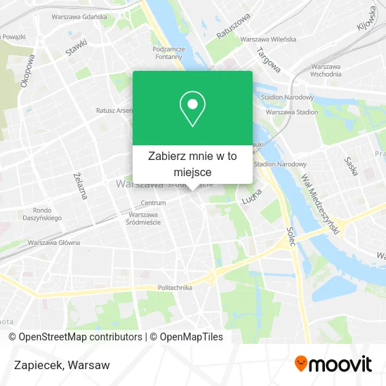 Mapa Zapiecek