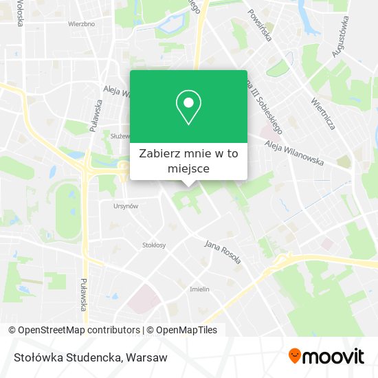 Mapa Stołówka Studencka