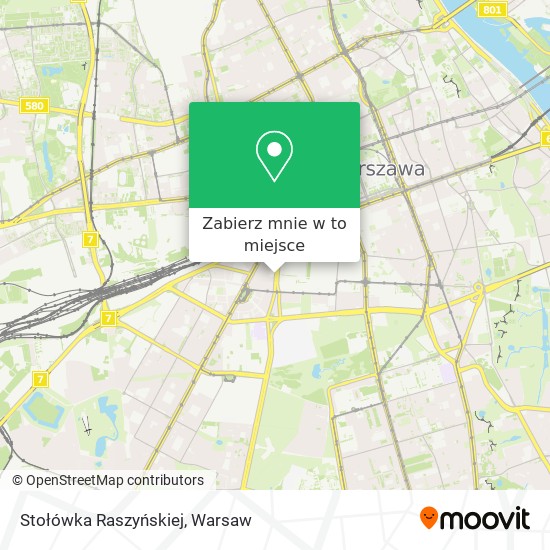 Mapa Stołówka Raszyńskiej