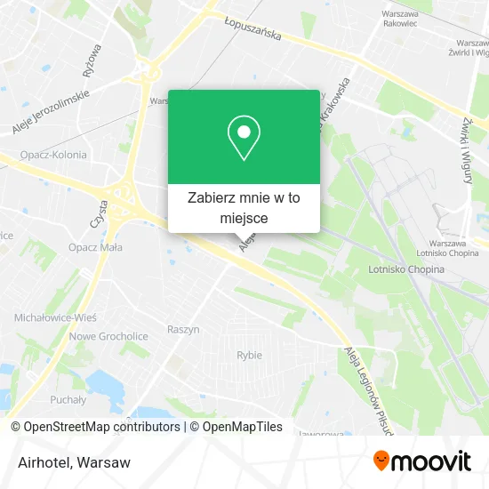 Mapa Airhotel