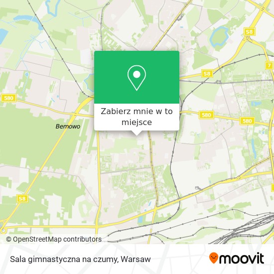 Mapa Sala gimnastyczna na czumy