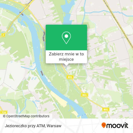 Mapa Jezioreczko przy ATM