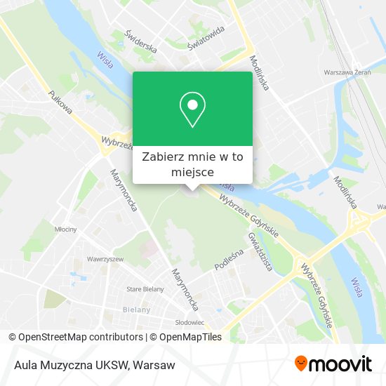 Mapa Aula Muzyczna UKSW