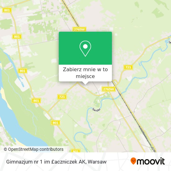 Mapa Gimnazjum nr 1 im £aczniczek AK