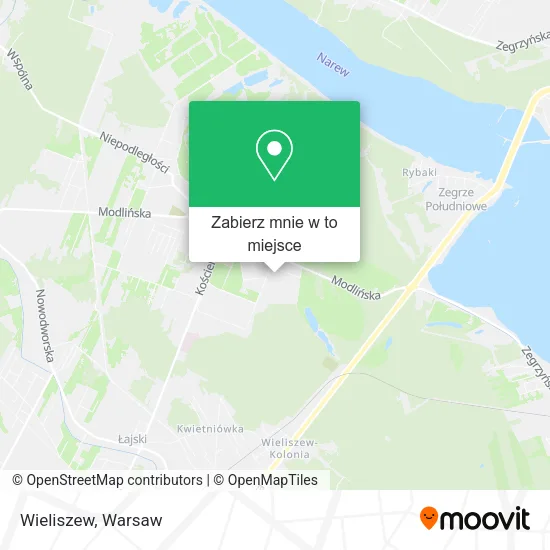 Mapa Wieliszew