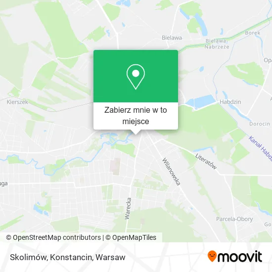 Mapa Skolimów, Konstancin