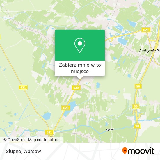 Mapa Słupno