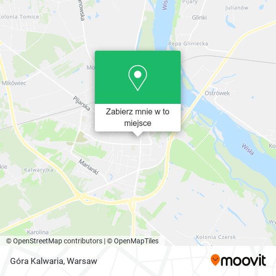 Mapa Góra Kalwaria