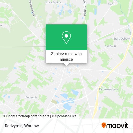 Mapa Radzymin