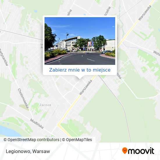 Mapa Legionowo