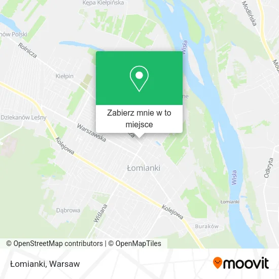 Mapa Łomianki