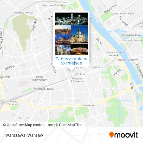 Mapa Warszawa