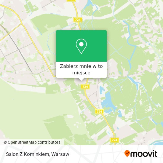 Mapa Salon Z Kominkiem