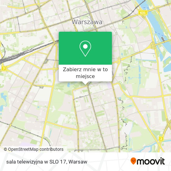 Mapa sala telewizyjna w SLO 17