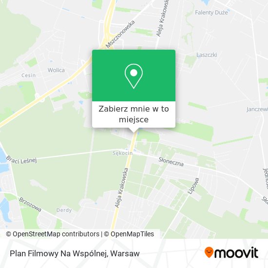Mapa Plan Filmowy  Na Wspólnej