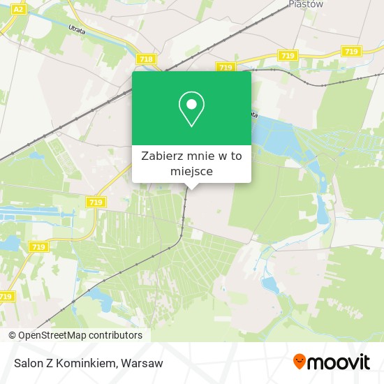 Mapa Salon Z Kominkiem