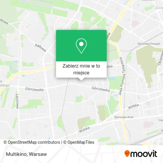 Mapa Multikino