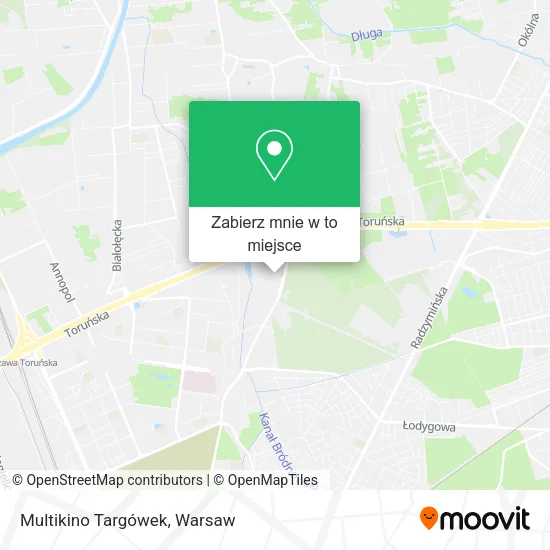 Mapa Multikino Targówek