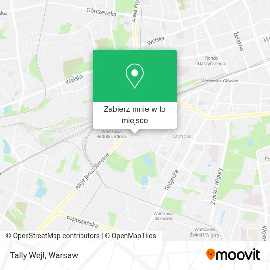 Mapa Tally Wejl