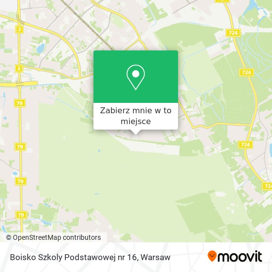 Mapa Boisko Szkoly Podstawowej nr 16