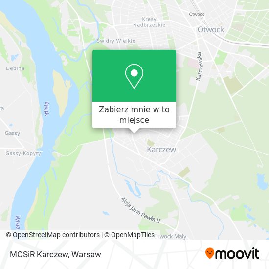 Mapa MOSiR Karczew