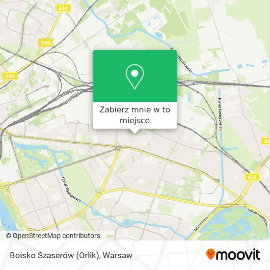 Mapa Boisko Szaserów (Orlik)