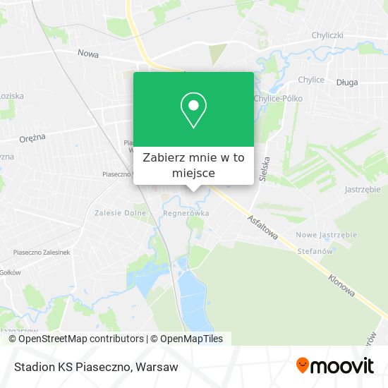 Mapa Stadion KS Piaseczno