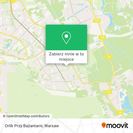 Mapa Orlik  Przy Bażantarni