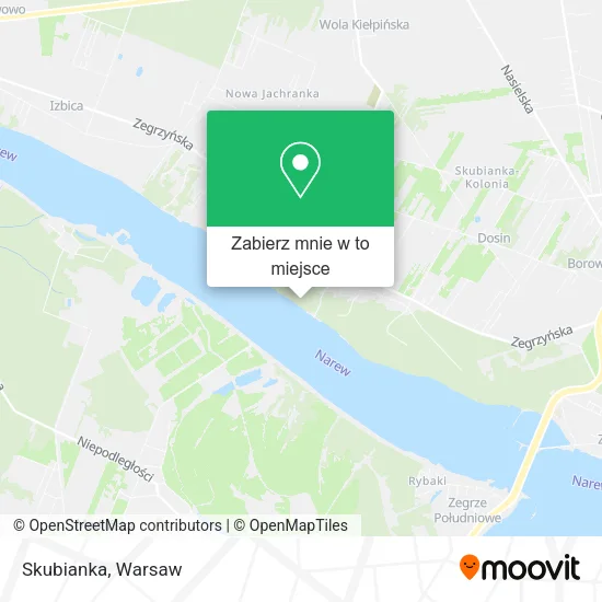 Mapa Skubianka