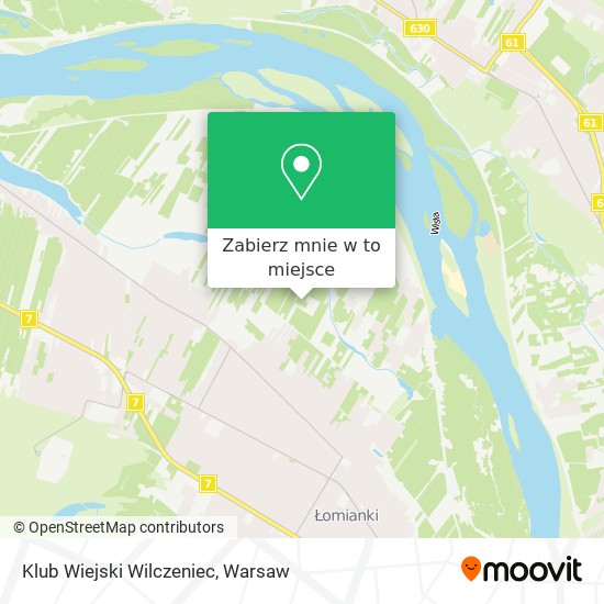 Mapa Klub Wiejski Wilczeniec