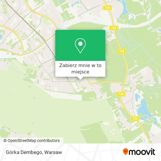 Mapa Górka Dembego