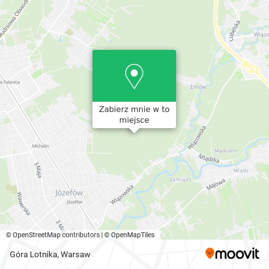 Mapa Góra Lotnika