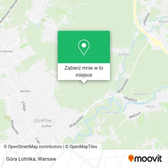 Mapa Góra Lotnika