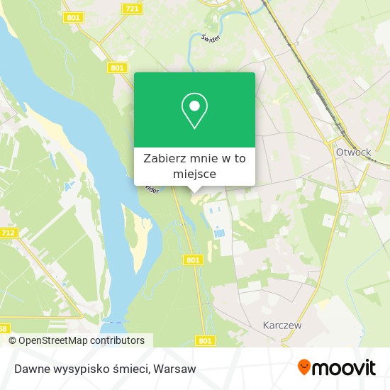 Mapa Dawne wysypisko śmieci