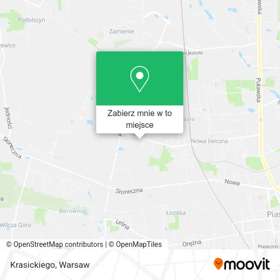 Mapa Krasickiego