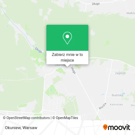 Mapa Okuniew