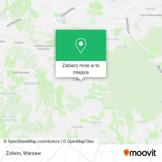 Mapa Żółwin